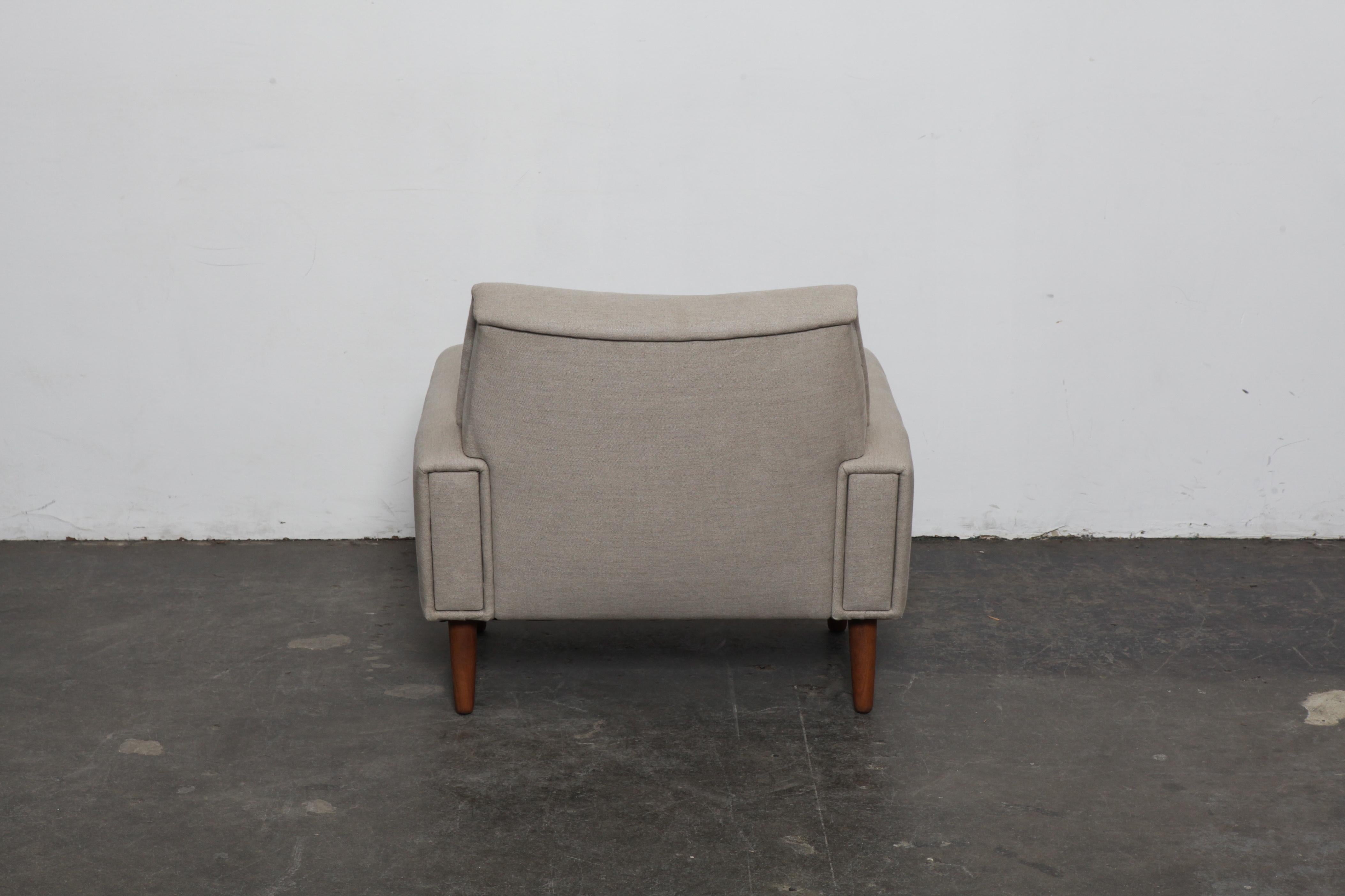 Mid-20th Century Sculptural Danish Midcentury Lounge Chair, circa 1960s