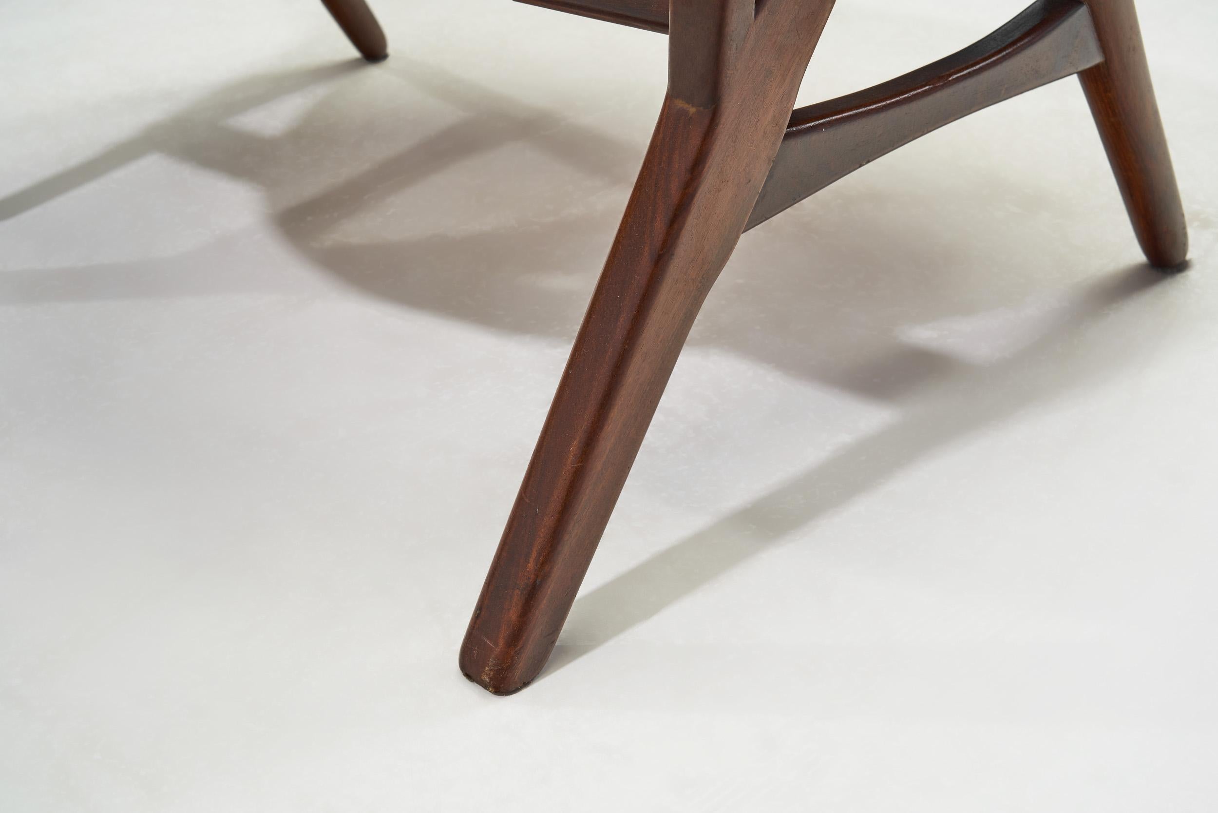 Sculptural Danish Mid-Century Modern Chair, Denmark ca 1960s For Sale 9