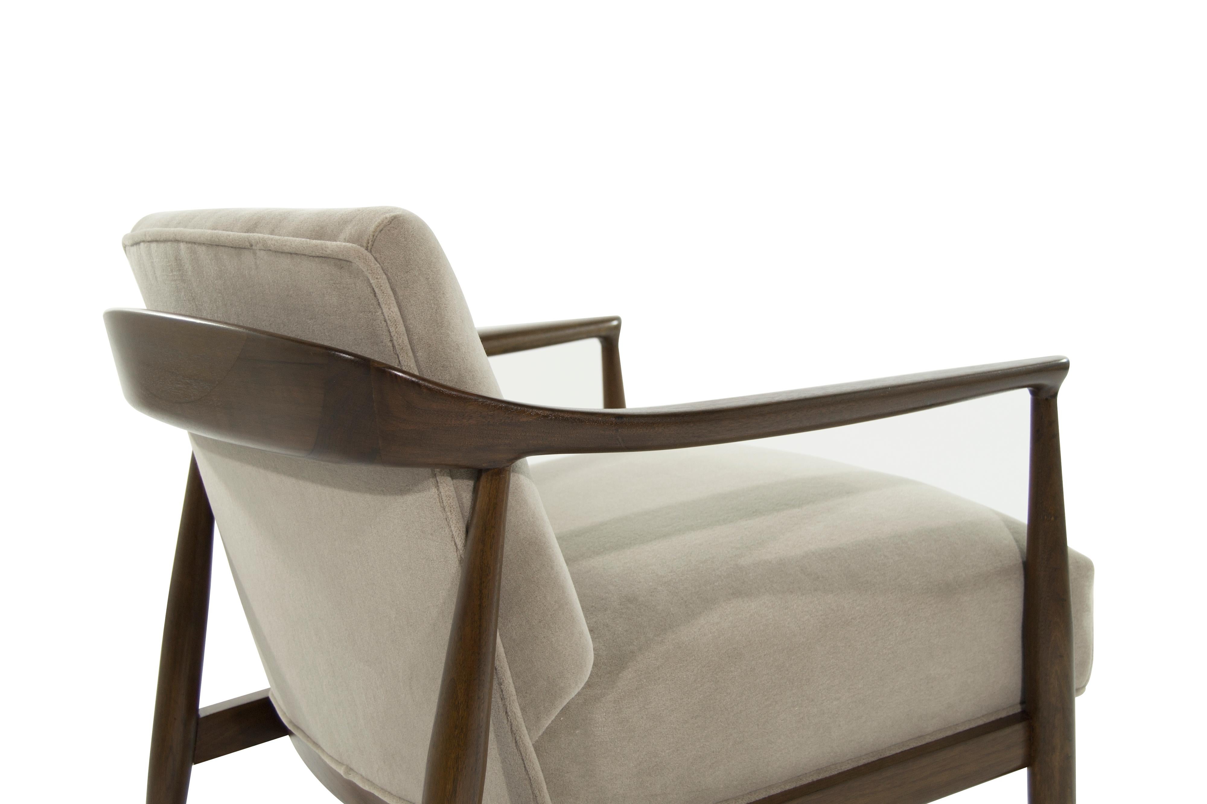 20th Century Sculptural Danish Modern Lounge Chairs, 1950s