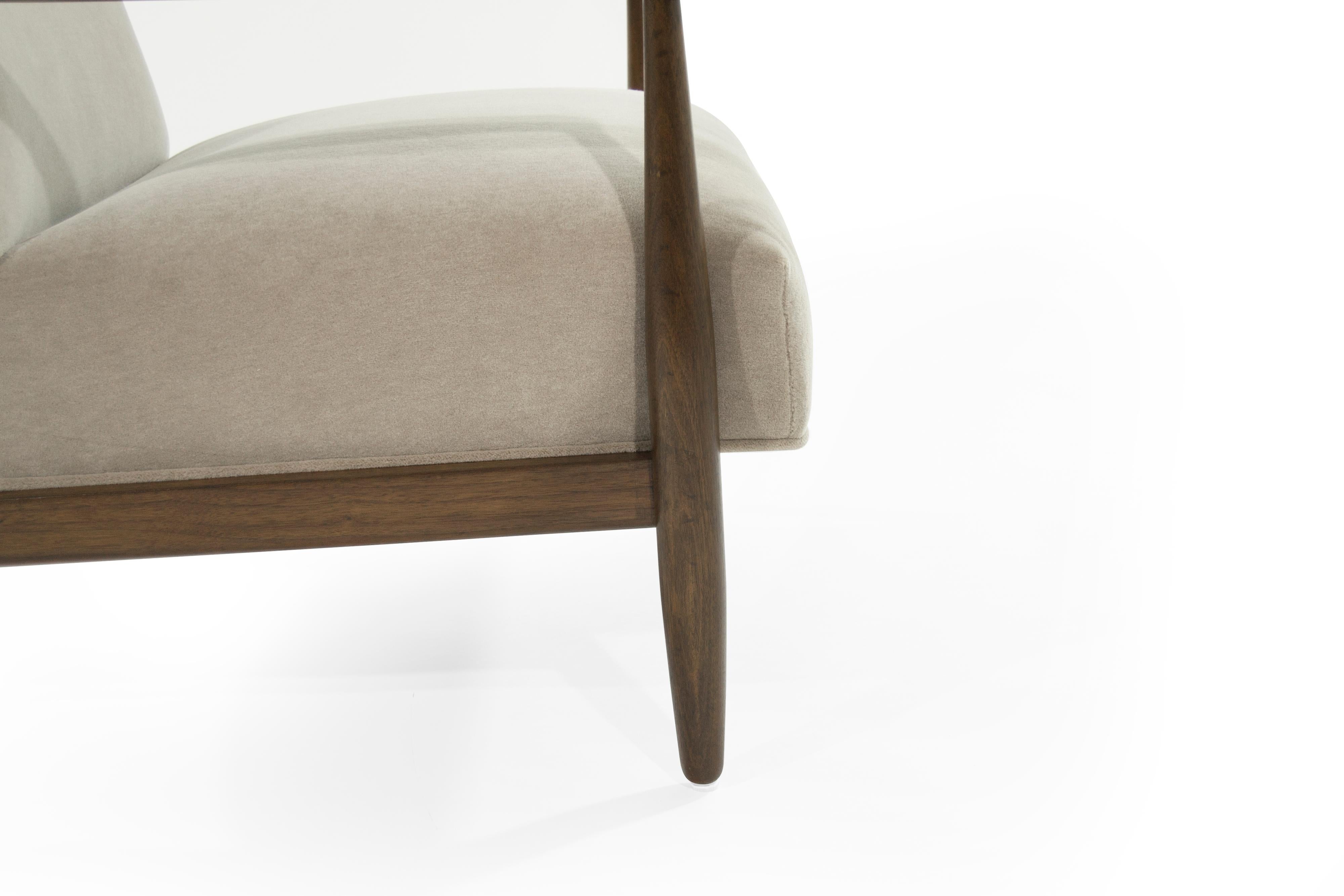 Sculptural Danish Modern Lounge Chairs, 1950s 2