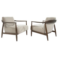 Sculptural Danish Modern Lounge Chairs, 1950s