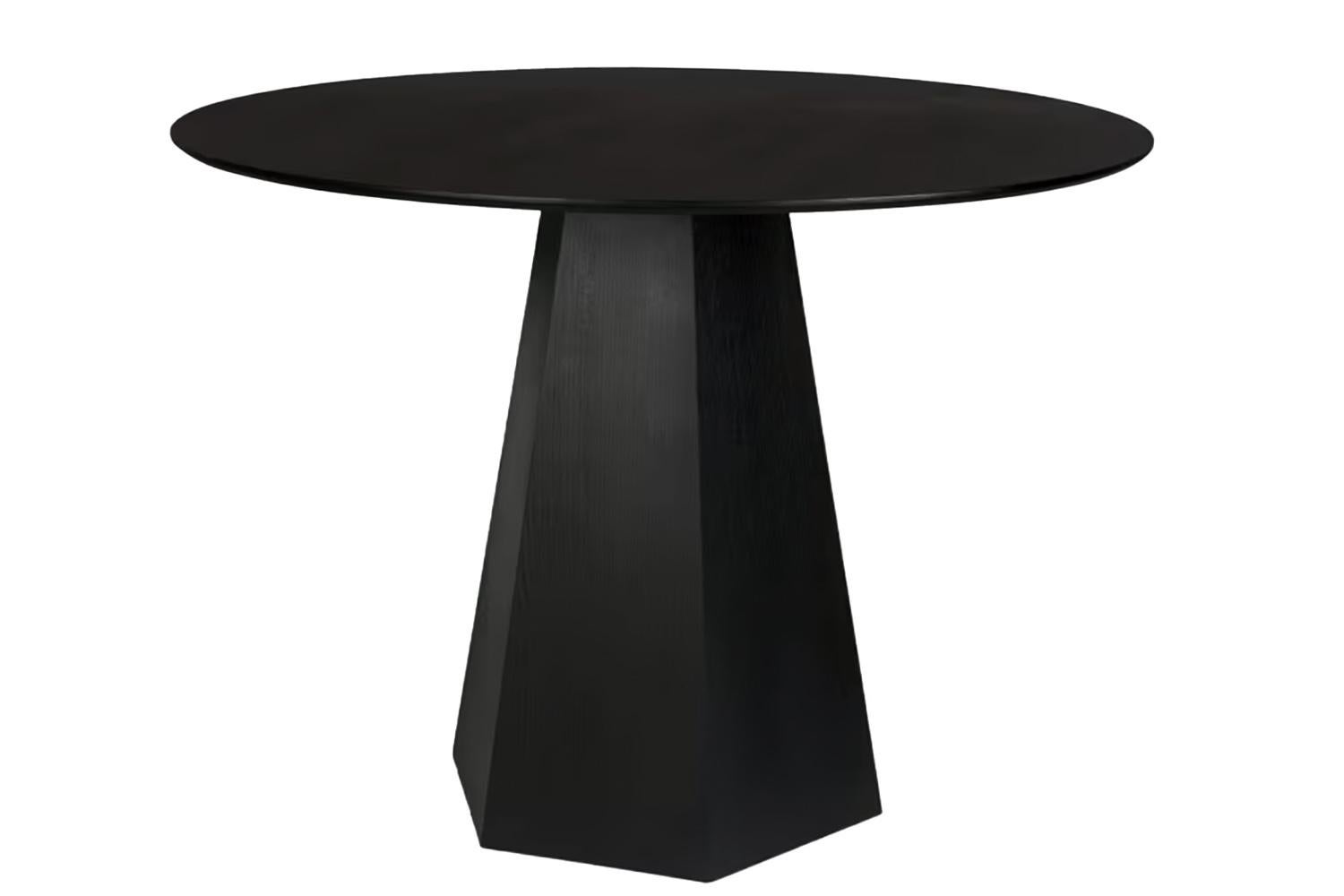 Modern Sculptural Dark Wenge Dining Table Picoteo For Sale