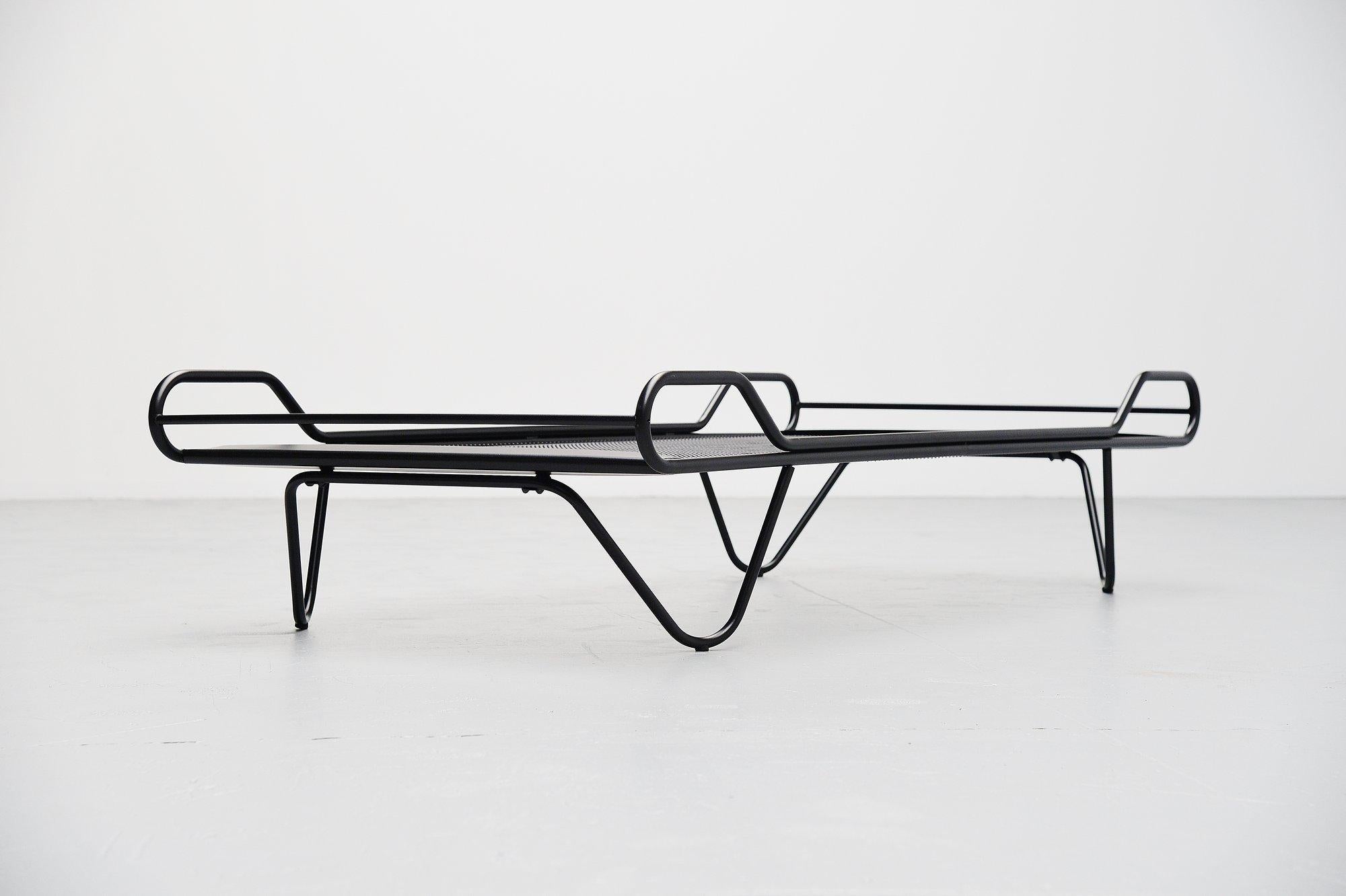 French Sculptural Daybed Jacques Hitier Style, France, 1950