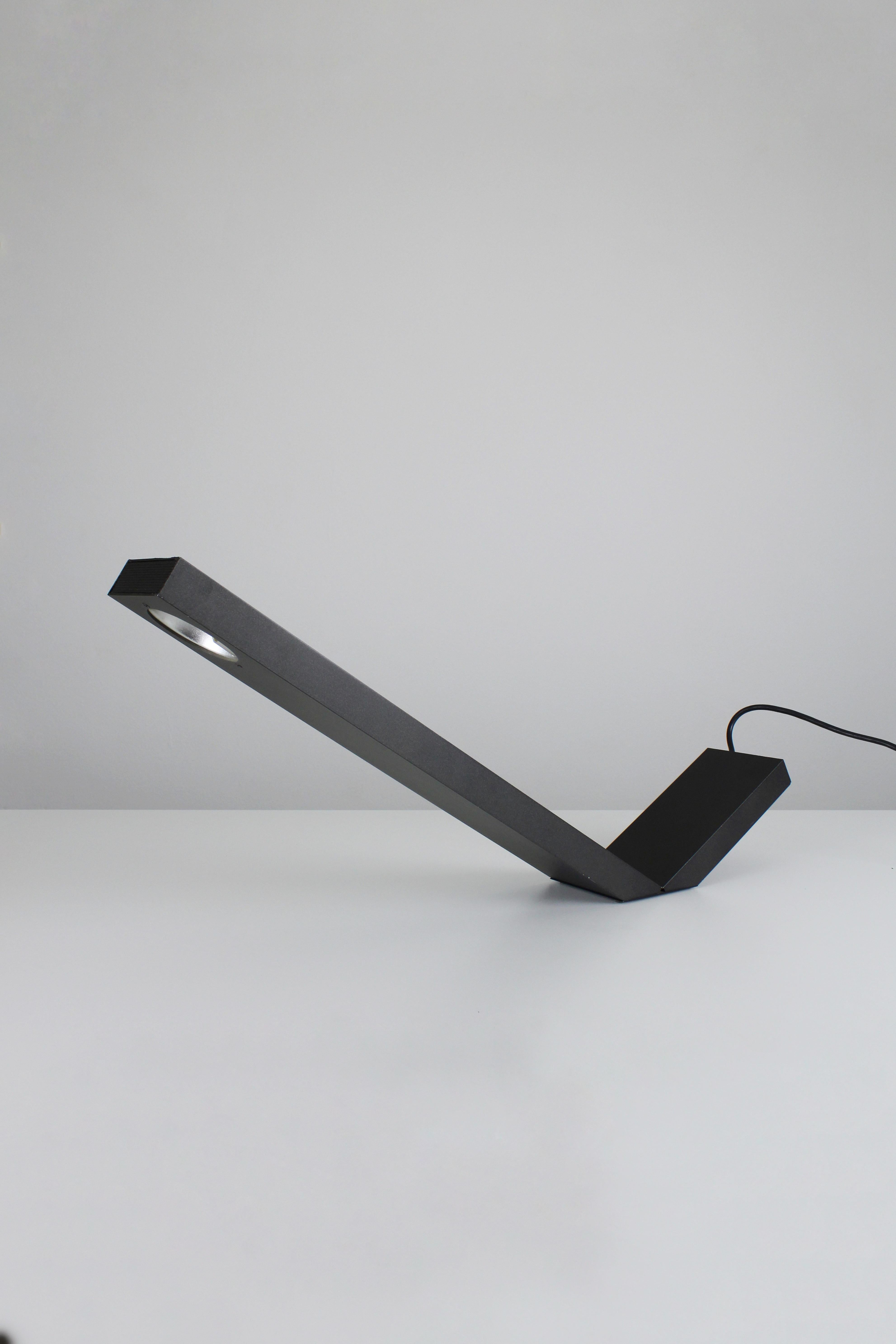 Post-Modern Sculptural Desk Lamp by Marco Zotta for Eleusi, 1980s For Sale
