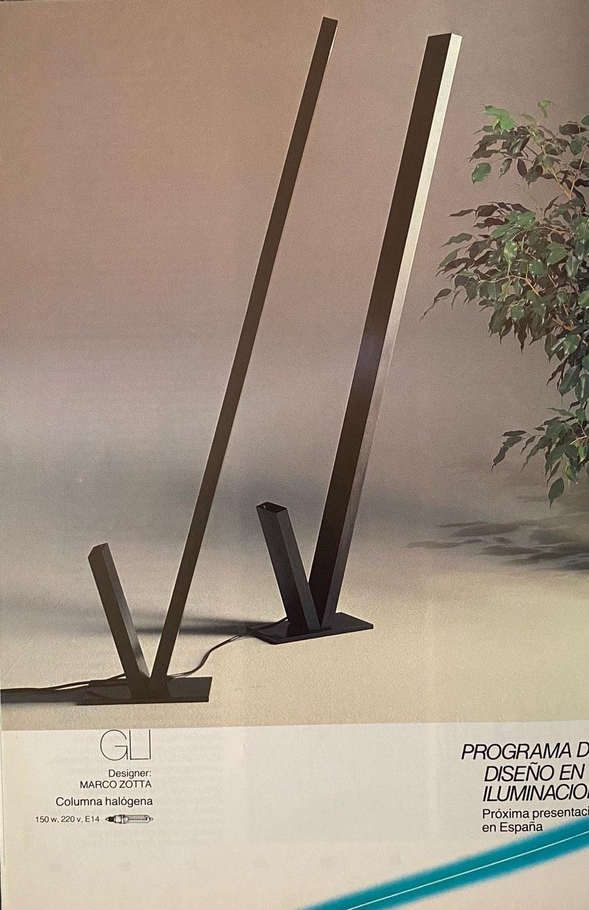 Lampe de bureau sculpturale de Marco Zotta pour Eleusi, années 1980 en vente 2