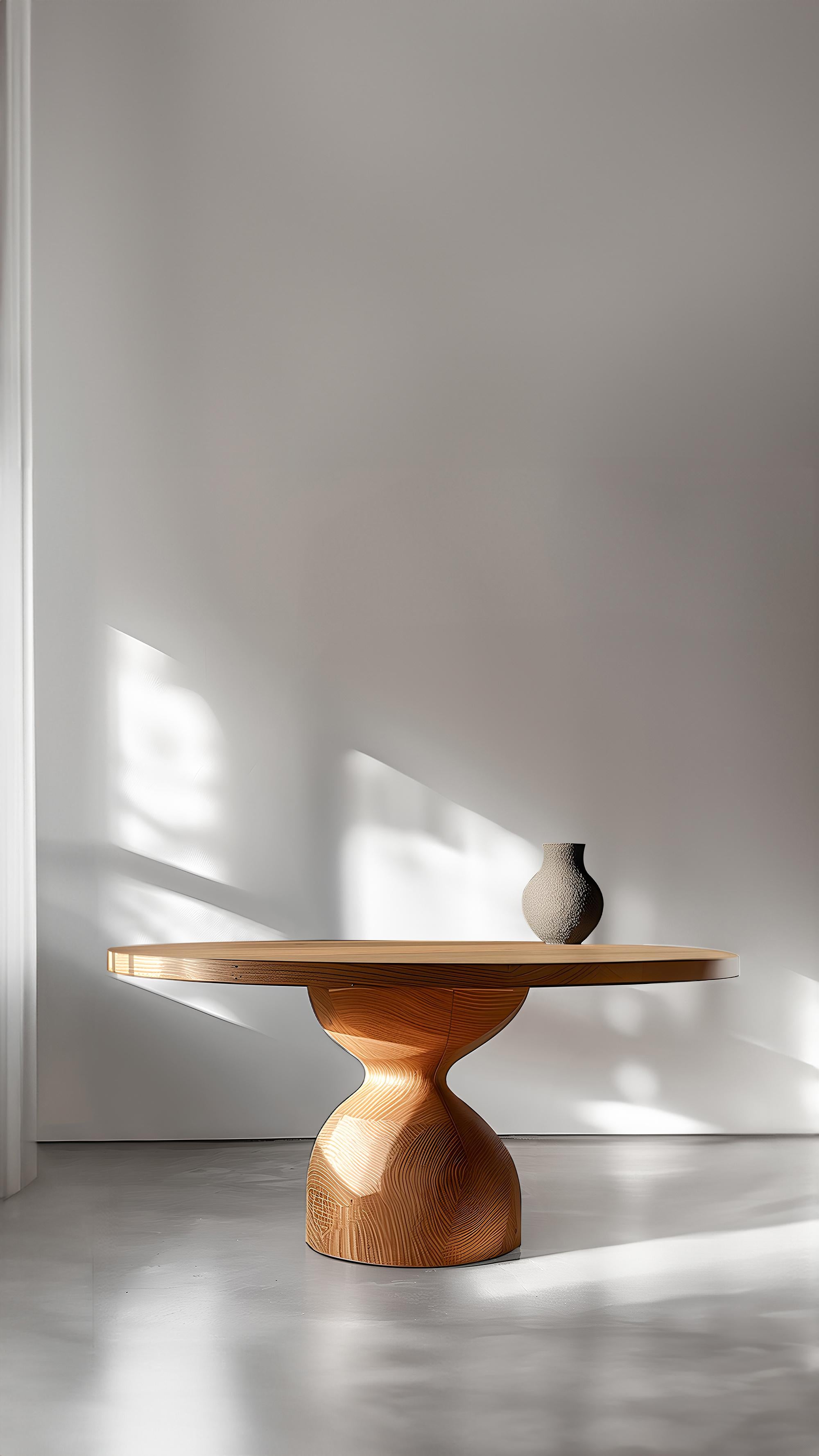 Sculptural Desks No04, Solid Wood Elegance by Socle & Joel Escalona In New Condition For Sale In Estado de Mexico CP, Estado de Mexico