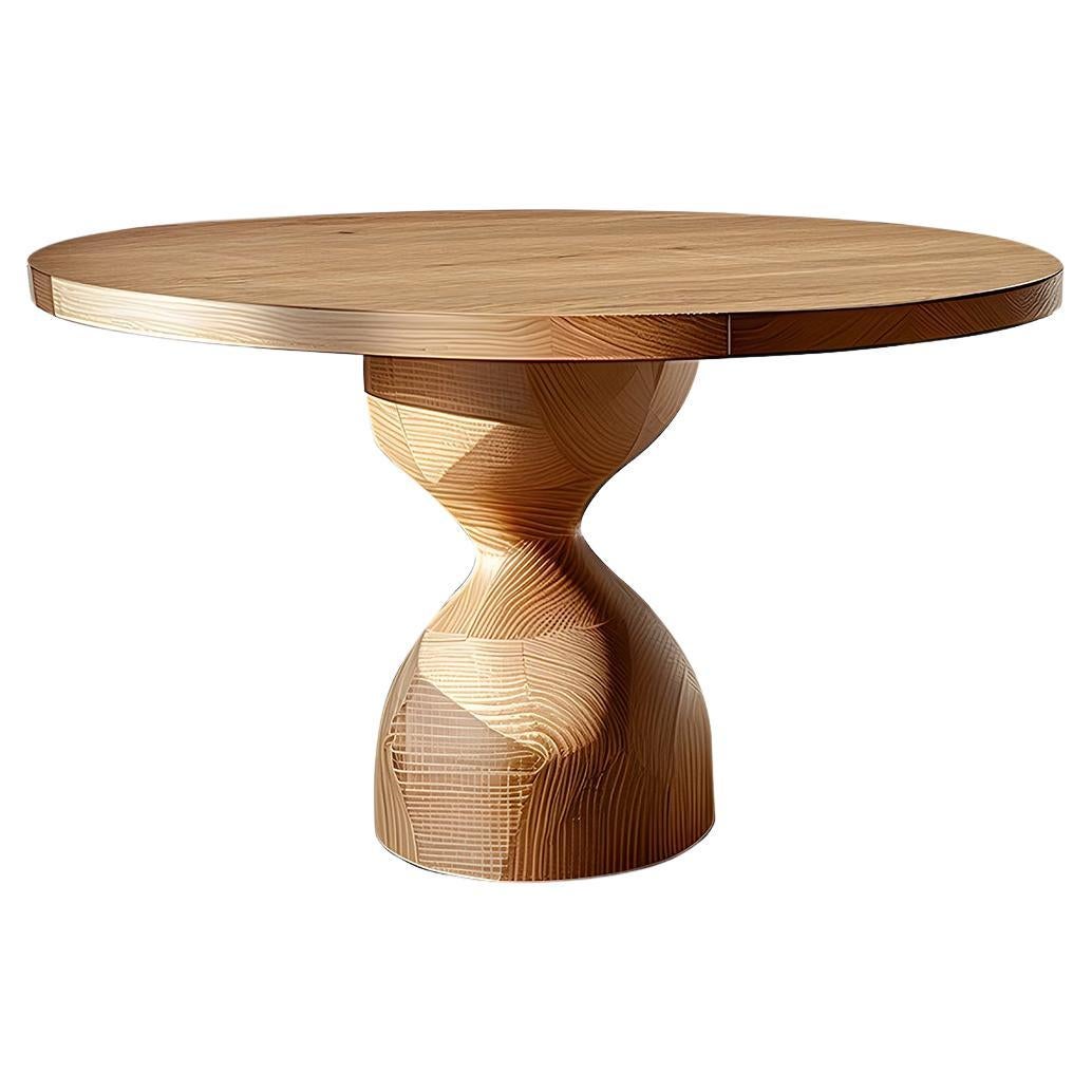Sculptural Desks No04, Solid Wood Elegance by Socle & Joel Escalona For Sale