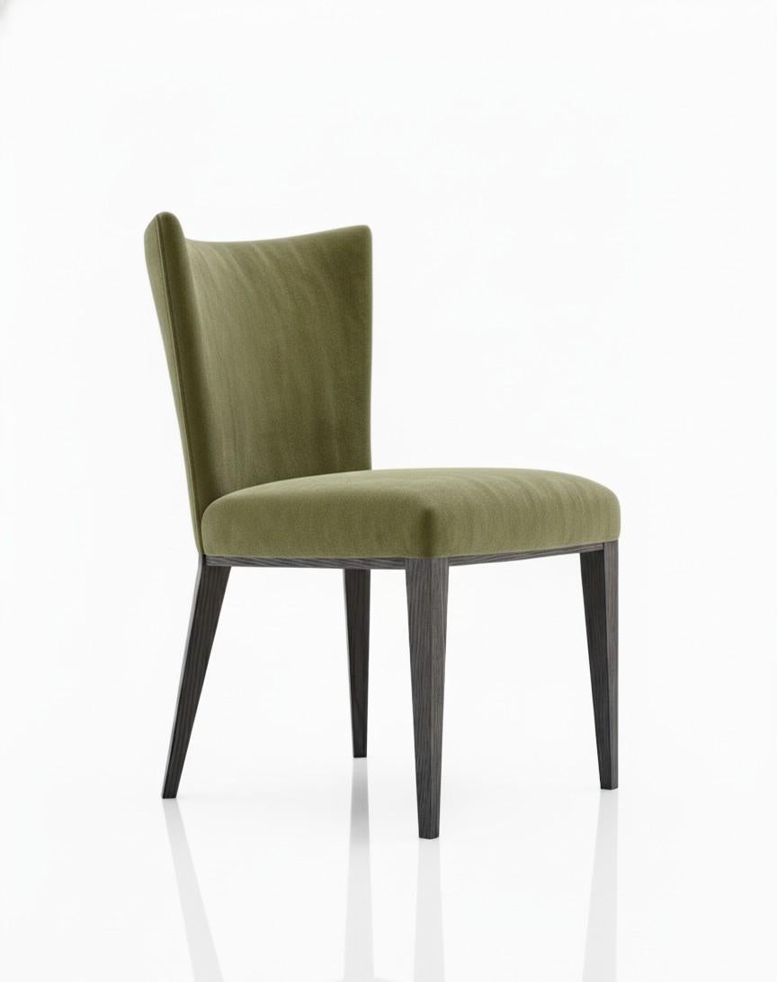 Portoghese Sedie da pranzo scultoree in velluto di Oliver di Mondo Design/One - Set di 8 sedie in vendita