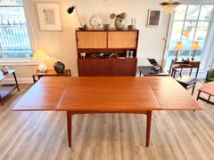 Sculptural dining table by Svend Åge Madsen for K. Knudsen & Søn, 1960's.