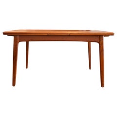 Sculptural dining table by Svend Åge Madsen for K. Knudsen & Søn, 1960's.