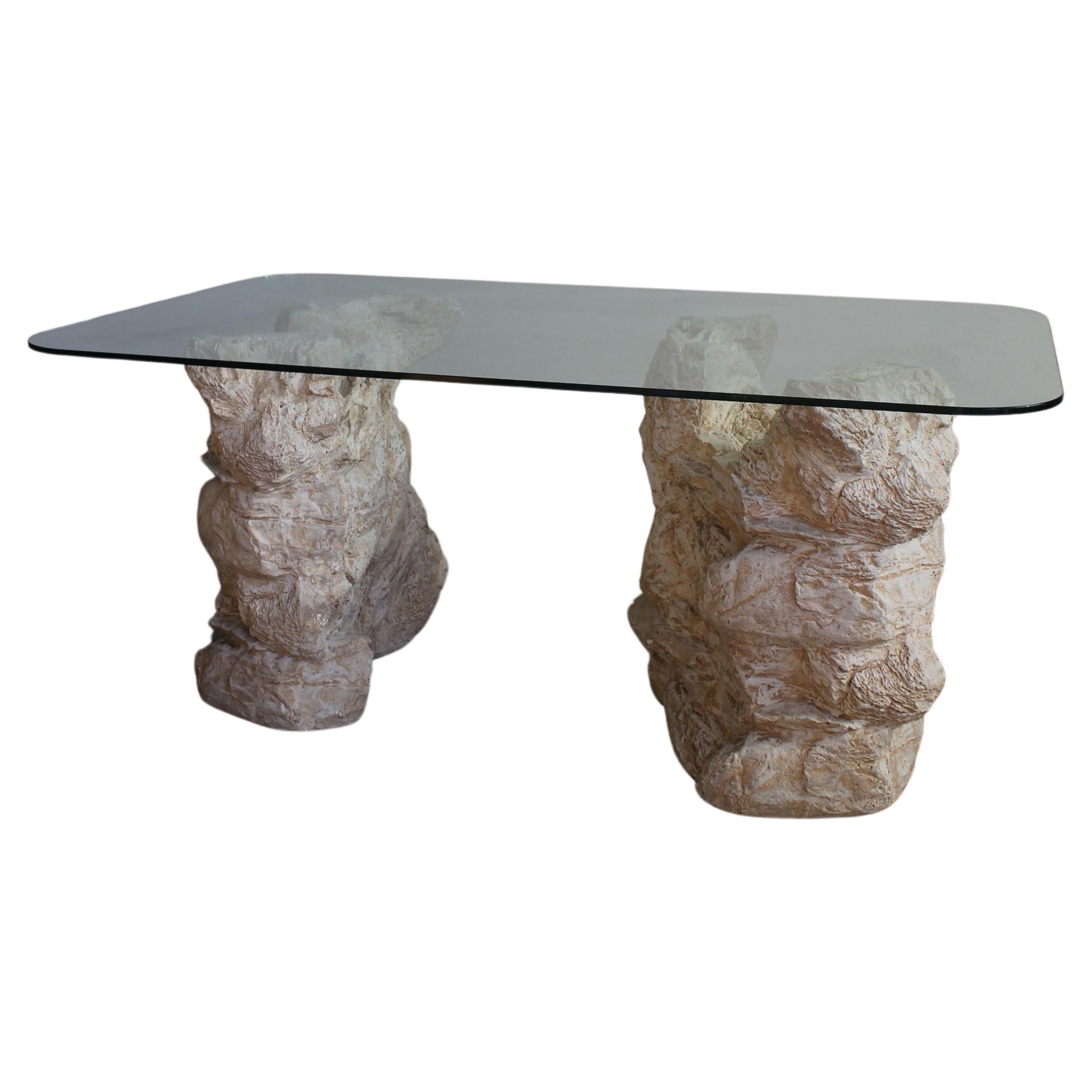 Sculptural Dining Table For Sale