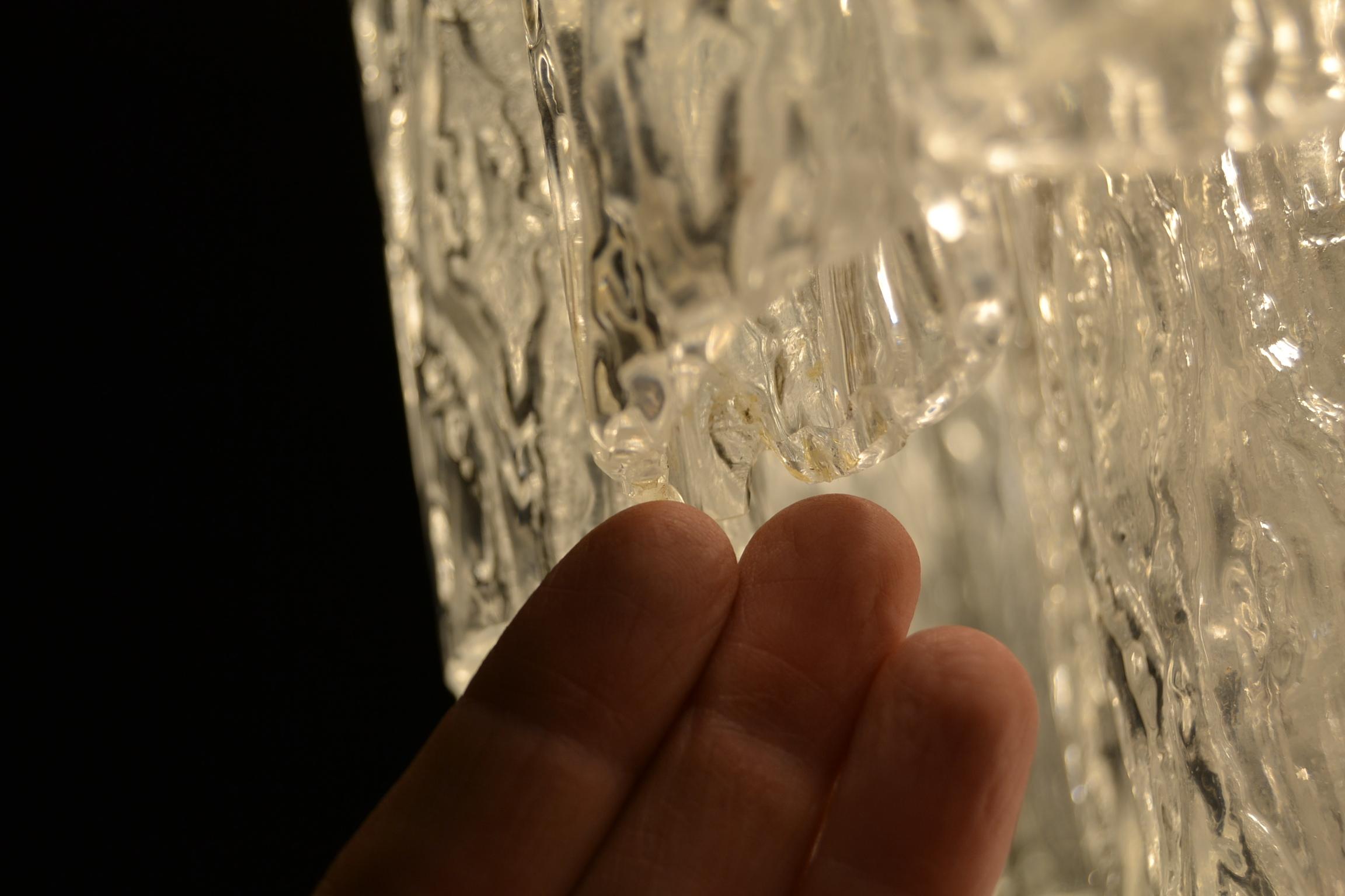Lustre sculptural Doria avec 50 tubes en verre d'art, années 1960, Allemagne 9