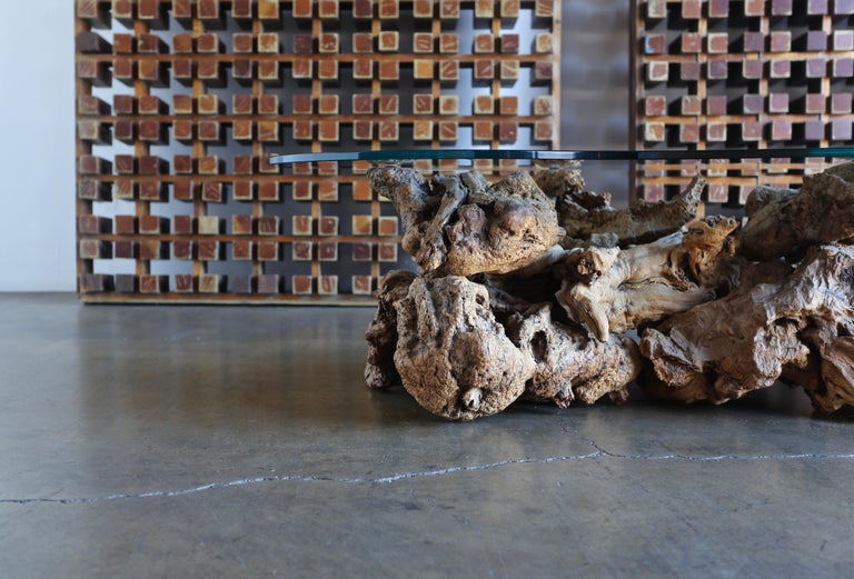 Sculptural Driftwood Coffee Table at 1stDibs
