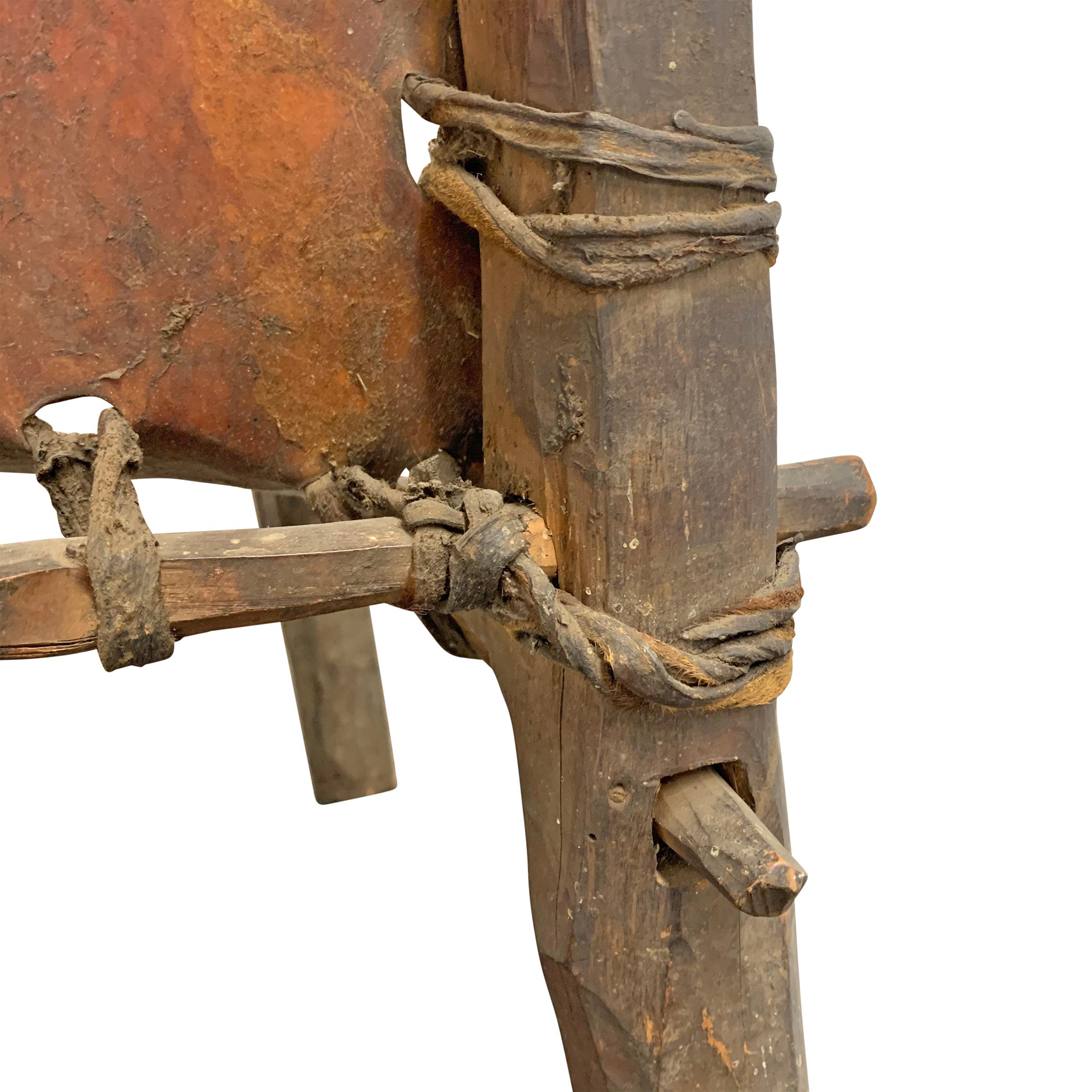 Äthiopischer skulpturaler Stuhl des frühen 20. Jahrhunderts im Angebot 2