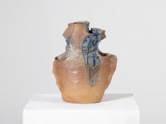 Sculptural Earthenware Vessel, French Mid 20th Century