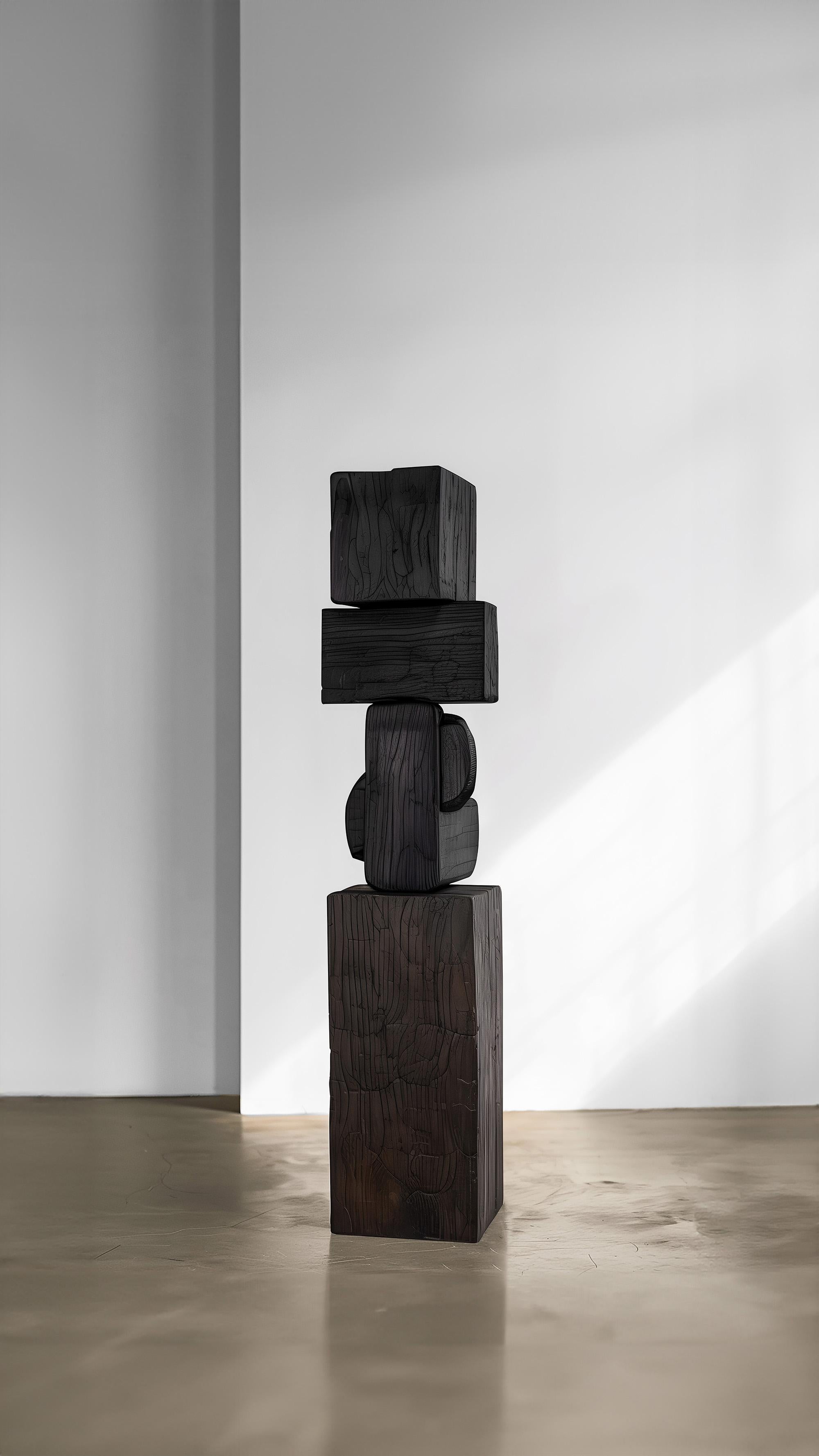 Sculptural Elegance Unseen Force #53: Joel Escalona's Solid Wood Coffee Table In New Condition For Sale In Ciudad de México, CDMX