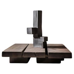 Sculptural Elegance Unseen Force #53 : Table basse en bois massif de Joel Escalona
