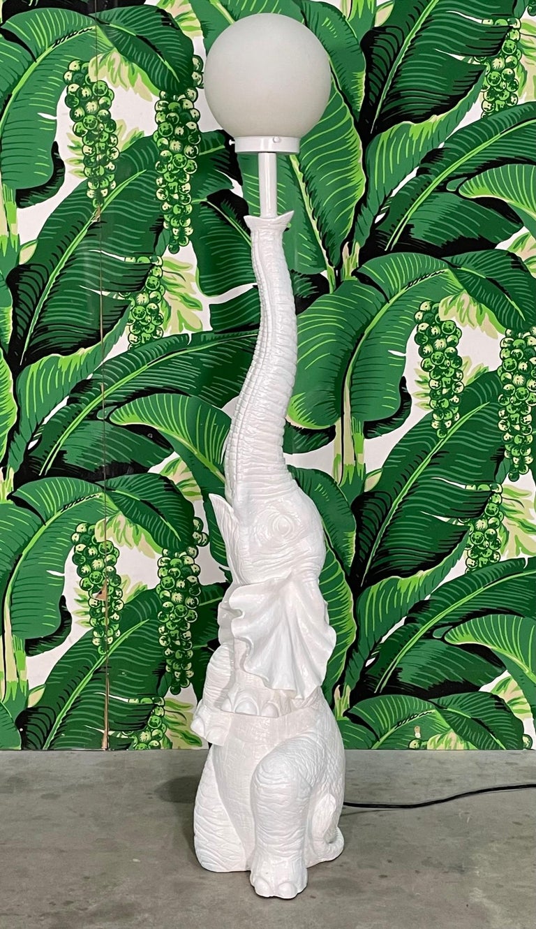Sculptural Elephant Trunk Floor Lamp For Sale at 1stDibs