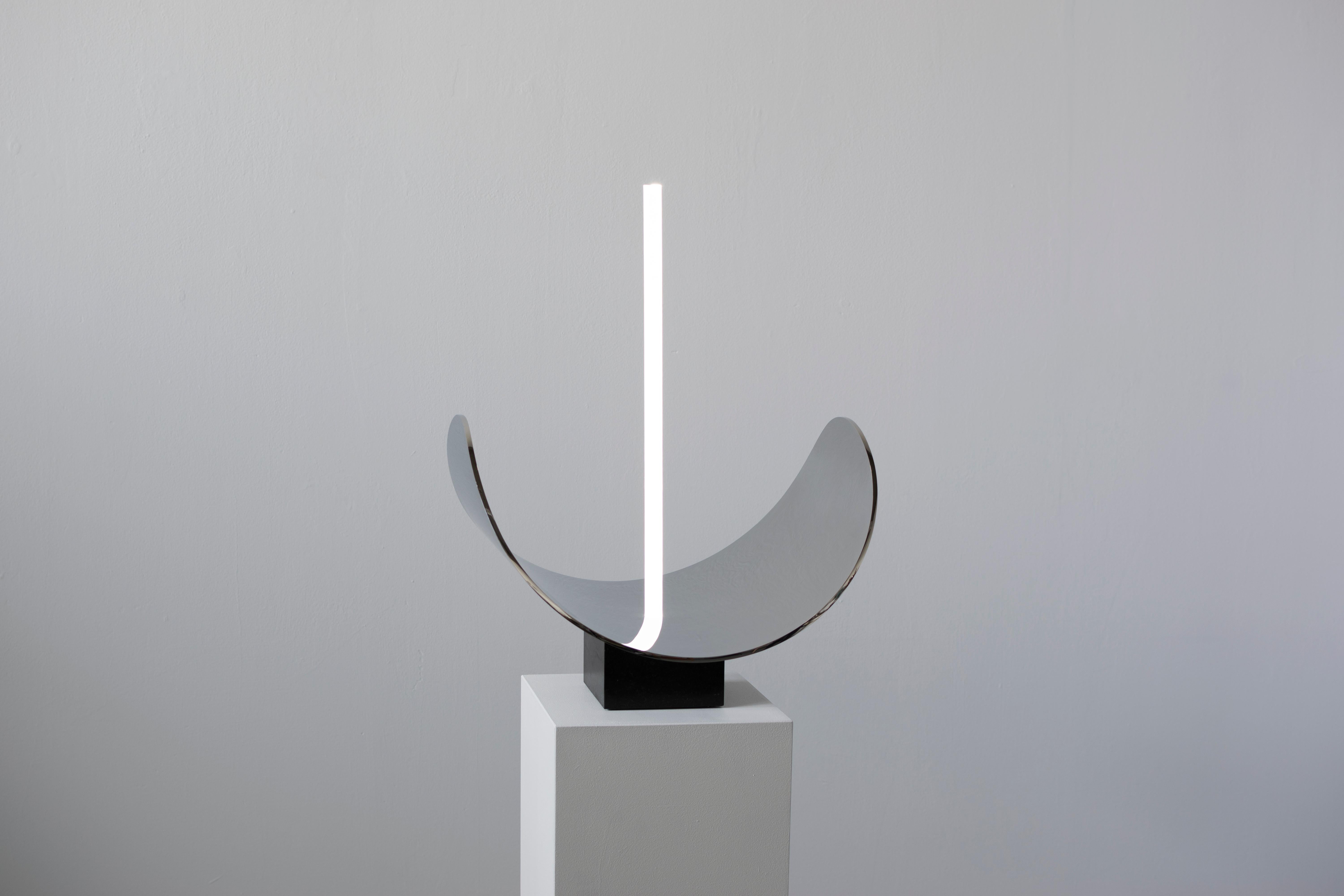 Dutch Sculptural Enlightened Lamp, Maximilian Michaelis For Sale