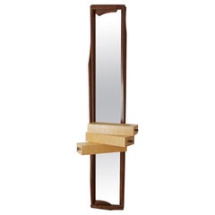 Sculptural Entryway Mirror with Three Dynamic Drawers by Nico Yektai