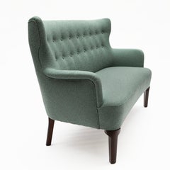 Canapé deux places sculptural d'Ernst Kühn, années 1930