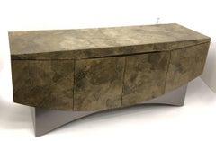 Skulpturaler Schrank aus Kunststein und Lack von Steve Chase