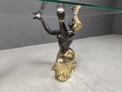 Sculptural figurine coffee table, 1970s