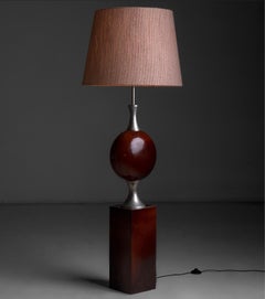 Lampadaire sculptural de Philippe Barbier, France, vers 1970