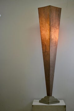 Lampada da terra scultorea in fibra di vetro e cemento, Francia, intorno al 1980
