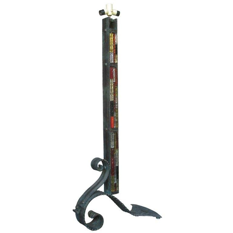 Sculptural Floor Lamp in the Style of Poliarte For Sale