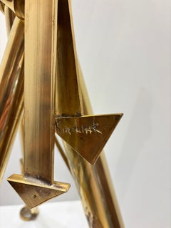 Sculptural Floor lamp, unique model by Michel Kiriliuk, France, Circa 1990's