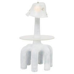 Sculptural Floor Lamp with Table by Ellen Pong
