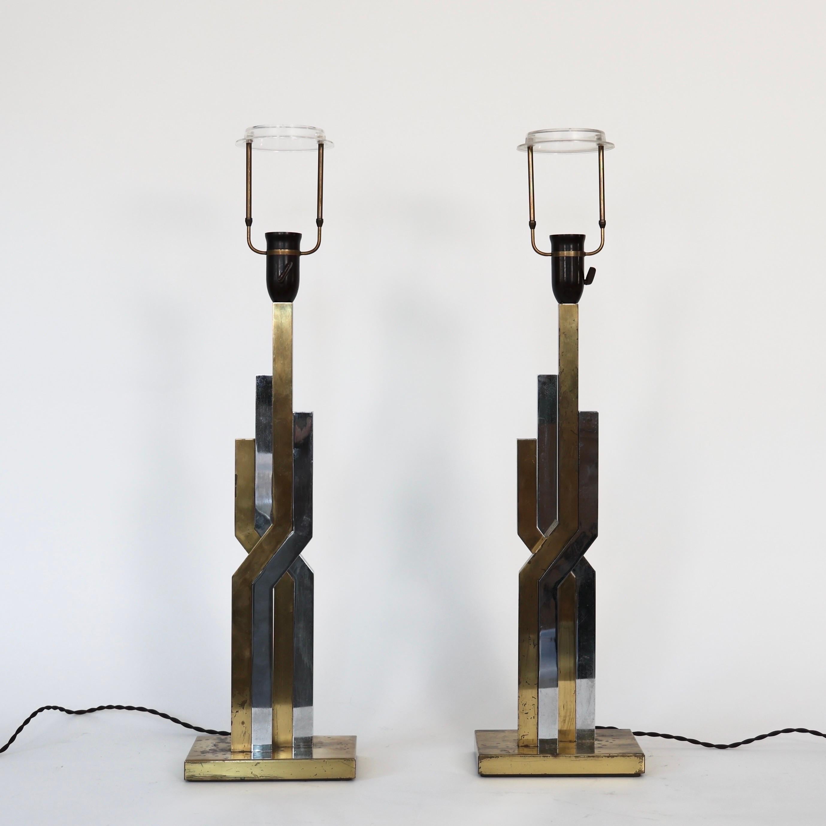 Metà XX secolo Lampade da terra scultoree disegnate da Svend Aage Holm Sorensen, anni '60, Danimarca in vendita