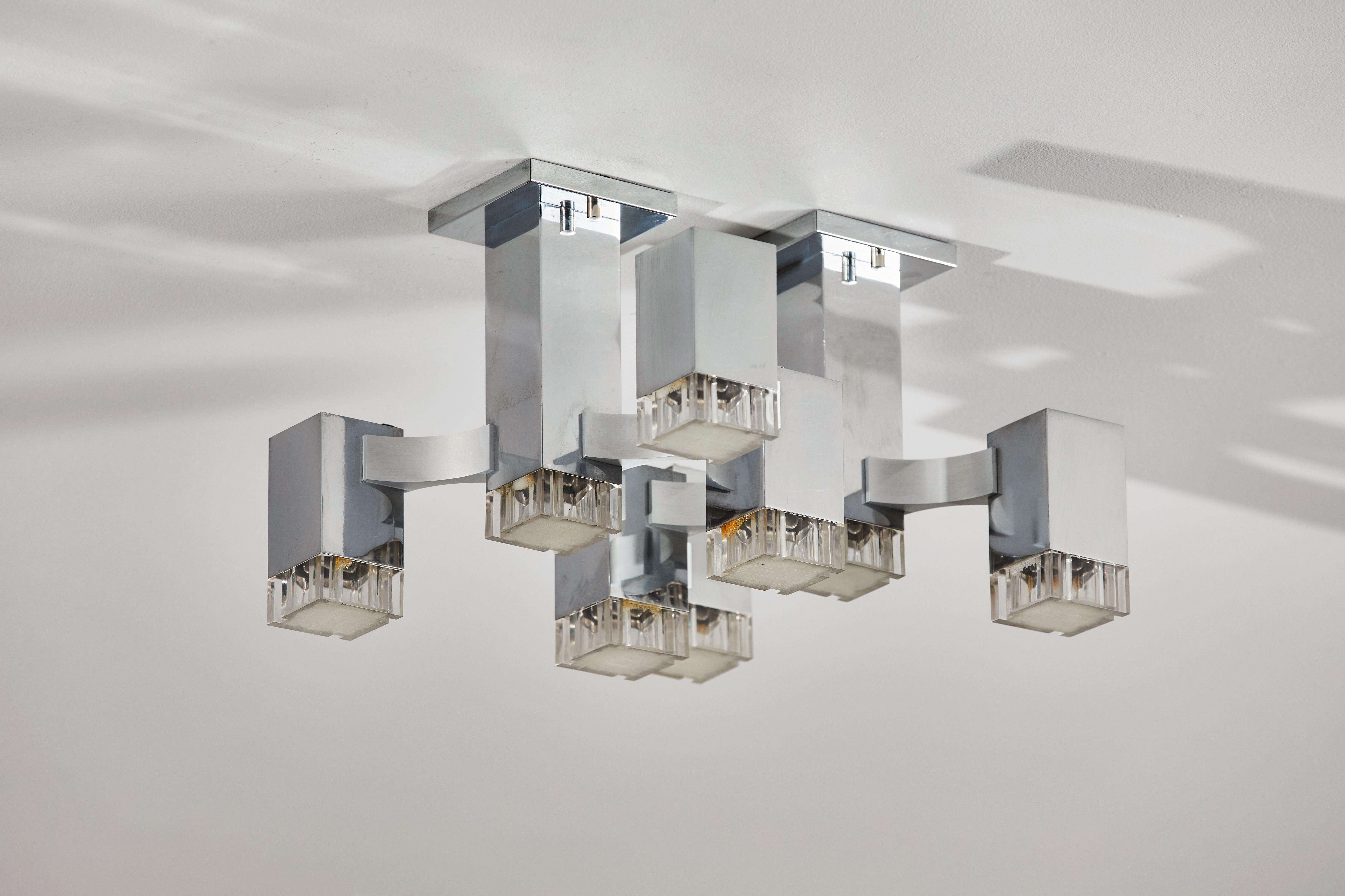 Sculptural Flush Mount Ceiling Light by Gaetano Sciolari 2