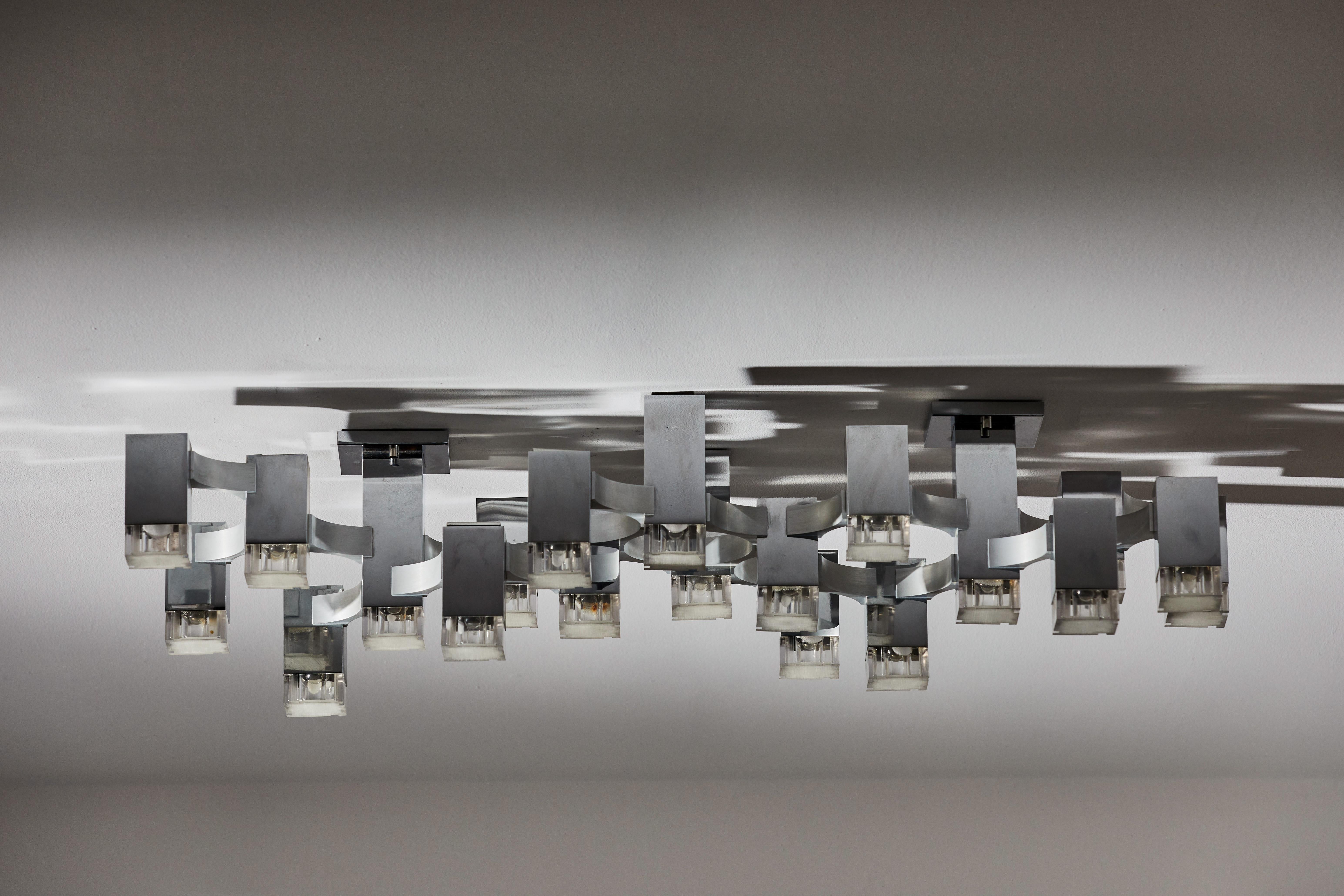 Sculptural Flushmount Ceiling Light by Gaetano Sciolari 2