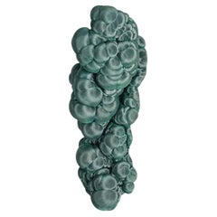 Sculptural Forest Green Alien Eye Malachite From China