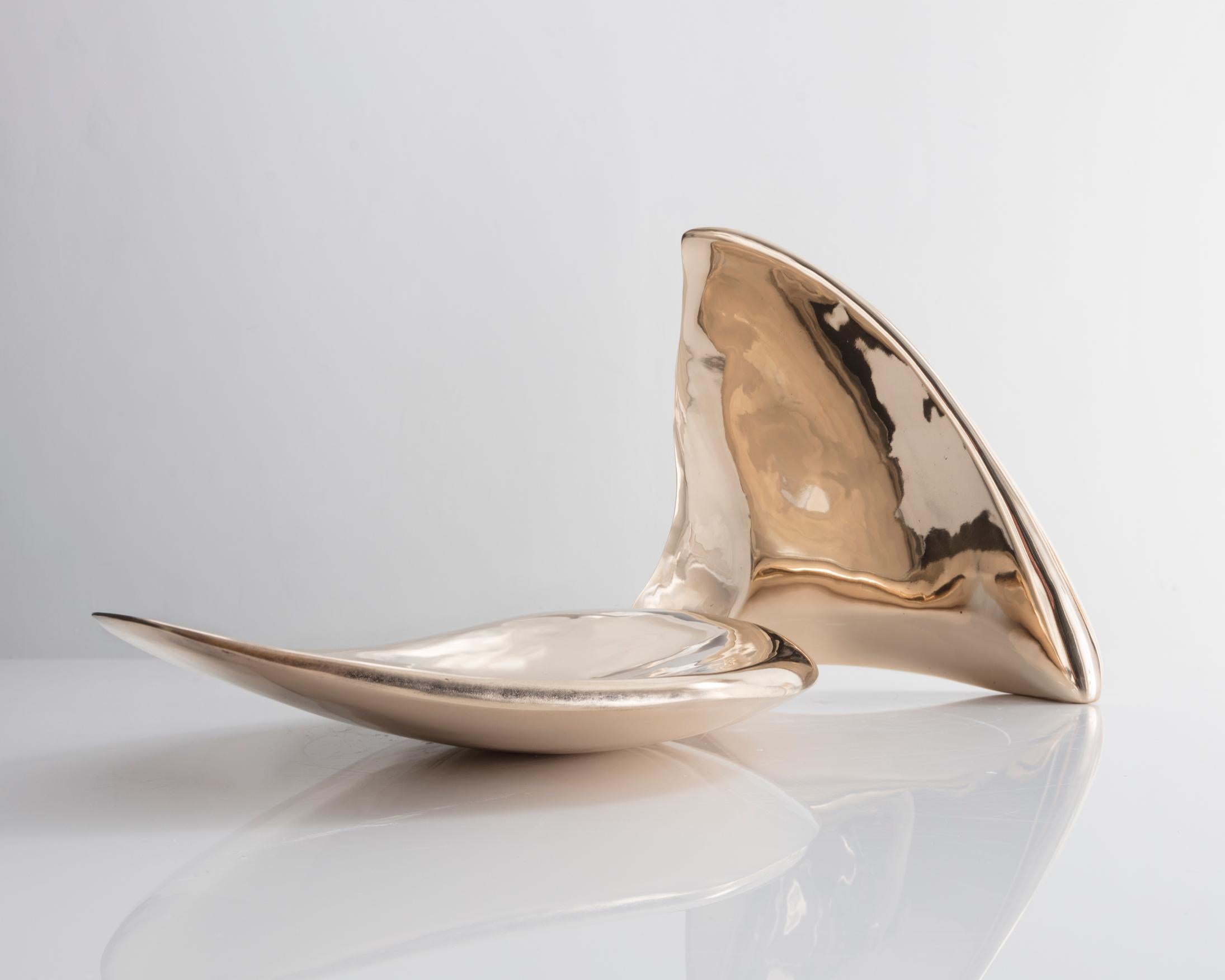 Sculptural Form in Bronze by Rogan Gregory In New Condition In New York, NY