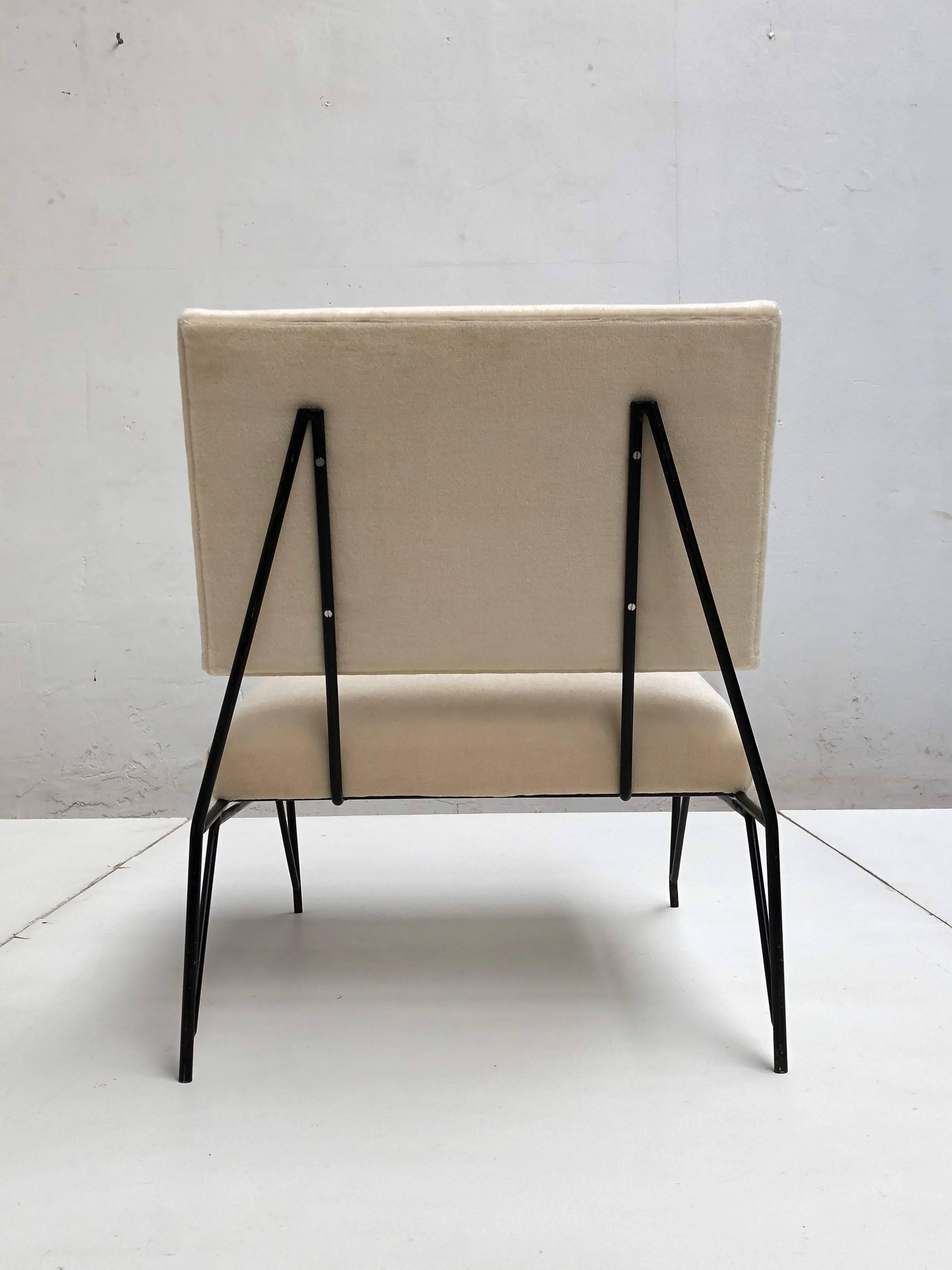 Mid-Century Modern Sculptural Form Lounge Chair Attributed to Ravegnati & Vincenzi for D'arbo, 1950
