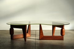Sculptural Freeform Coffee Table in the Manner of Isamu Noguchi, 1970s