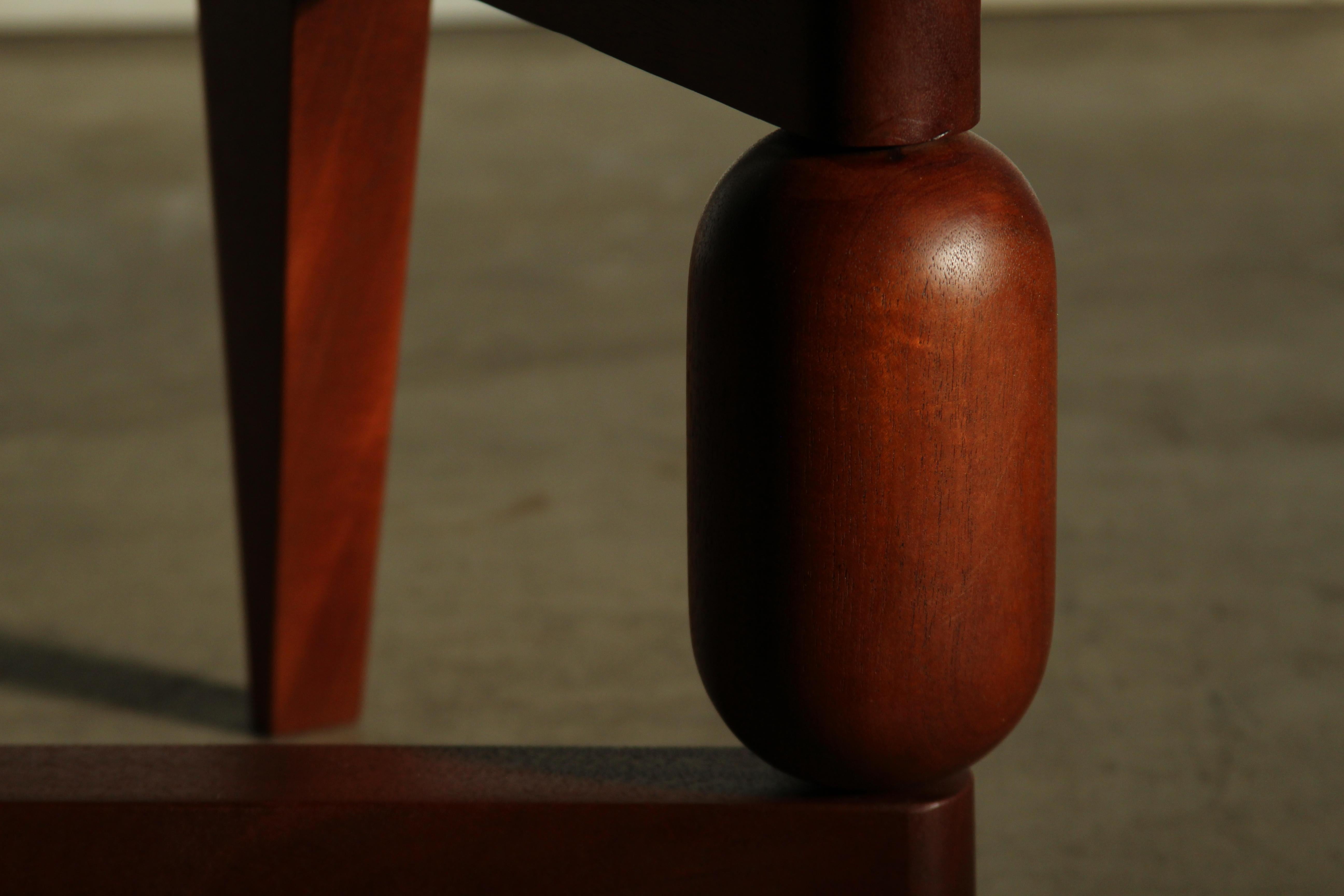 Mahogany Sculptural Freeform Coffee Table in the Manner of Isamu Noguchi, 1970s For Sale