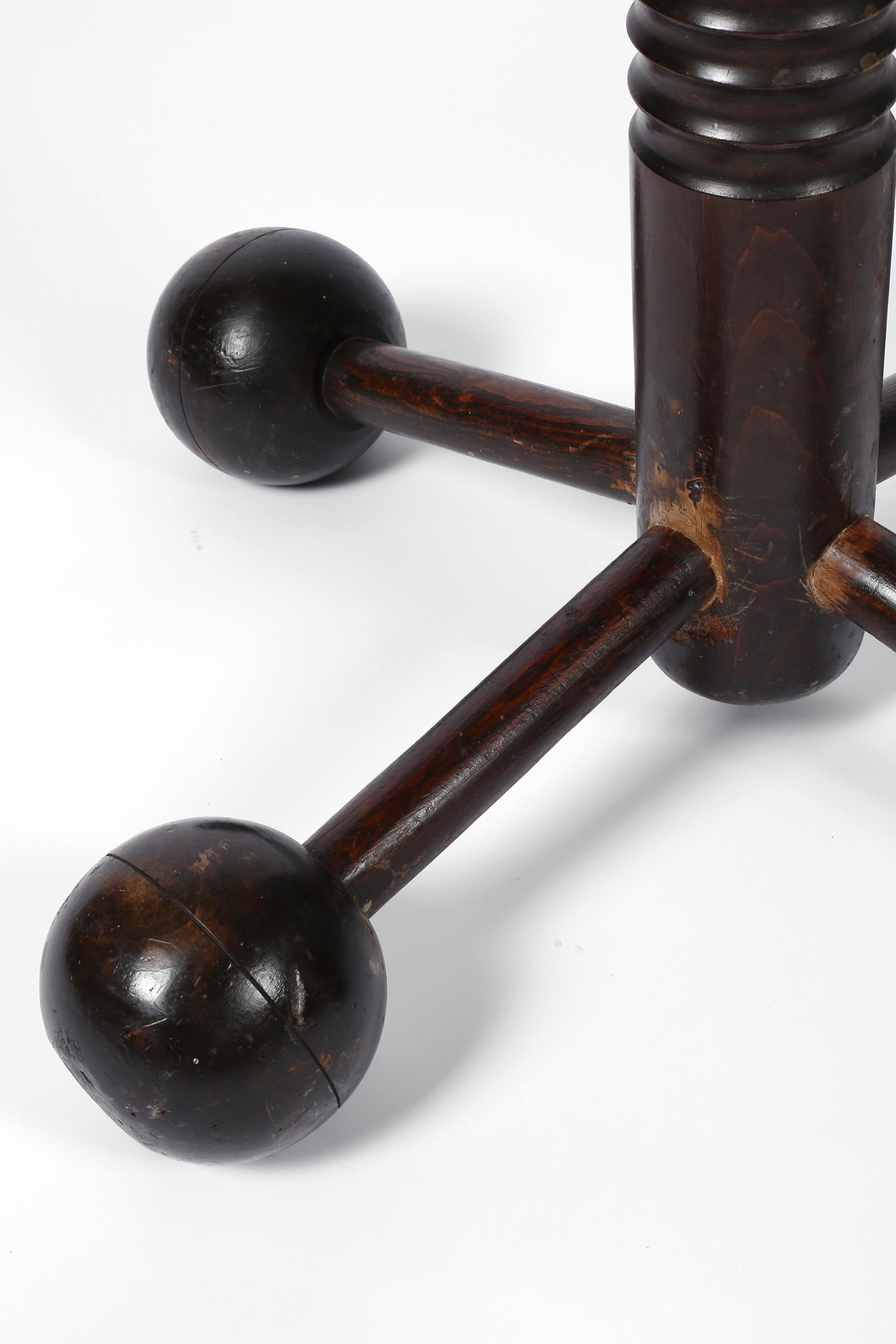 Sculptural French Oak Coat Stand by Charles Dudouyt c. 1940 5