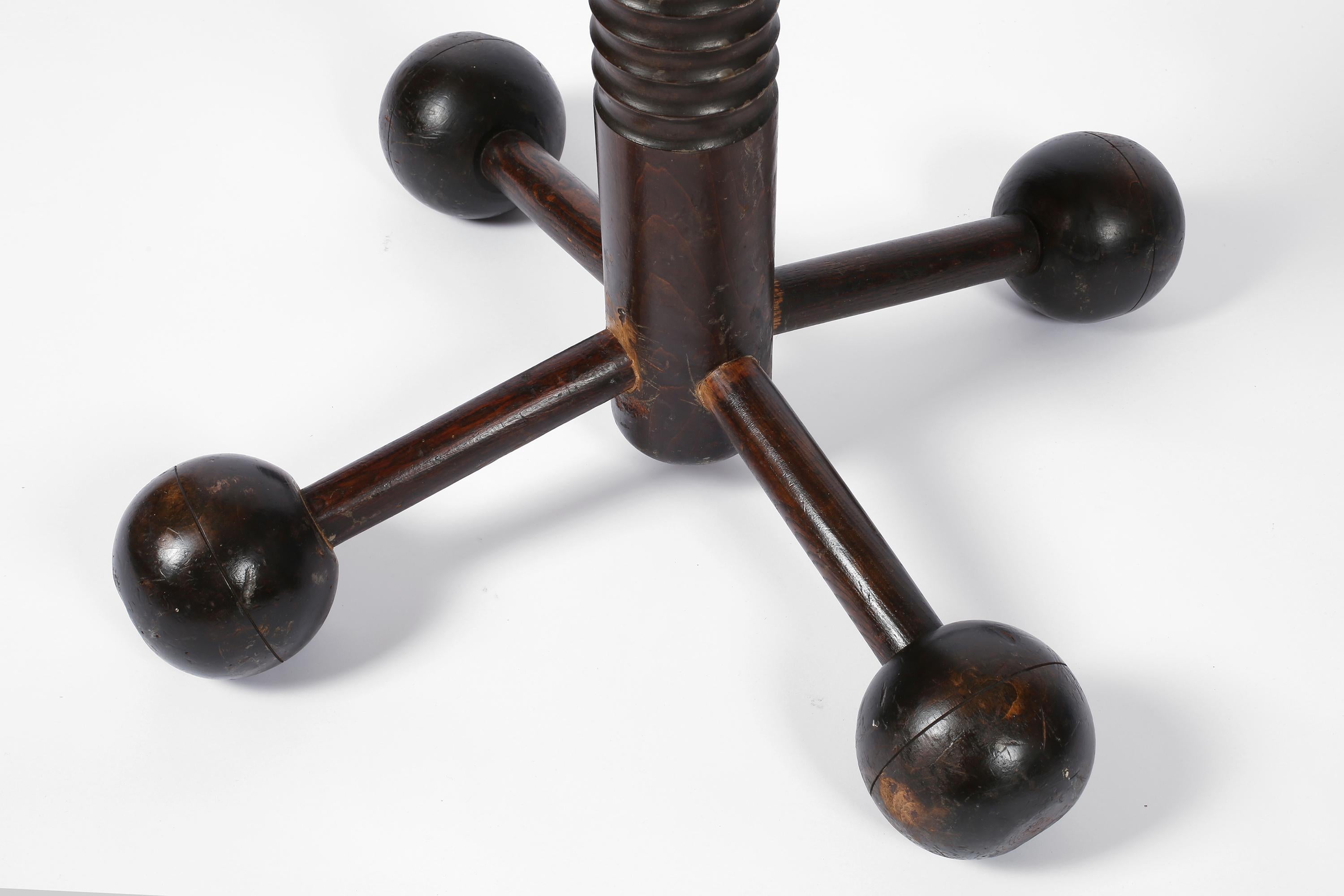 Sculptural French Oak Coat Stand by Charles Dudouyt c. 1940 2