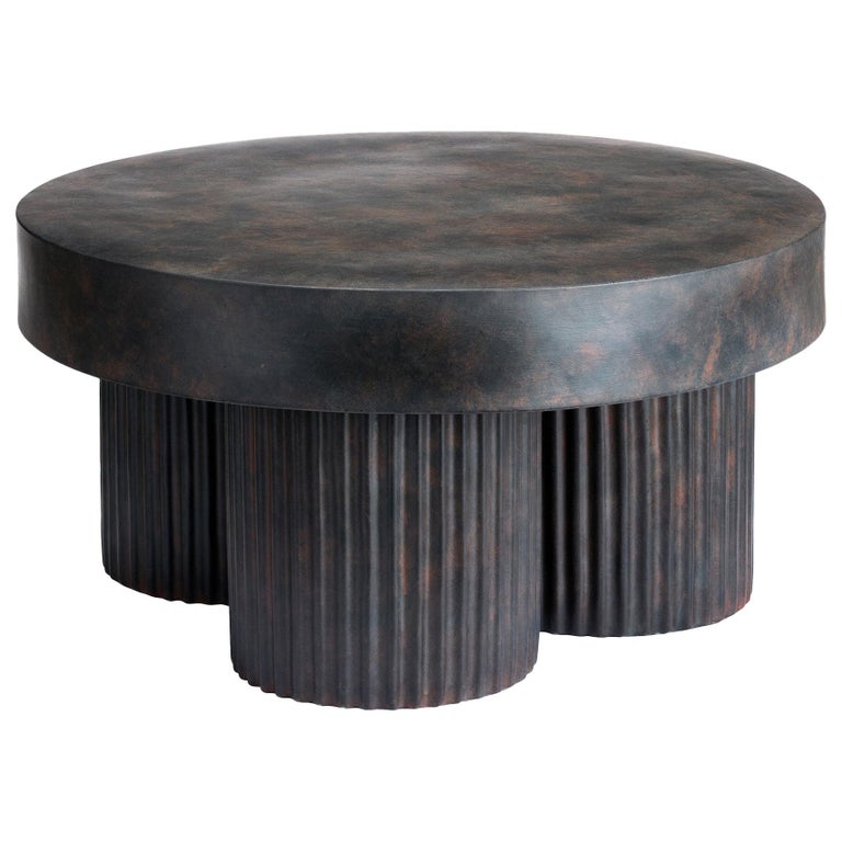 Sculptural gear coffee table, new, offered by NORR11