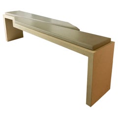 Prototype géométrique sculptural d'un banc attribué à  Arne Quinze, Belgique, 2000