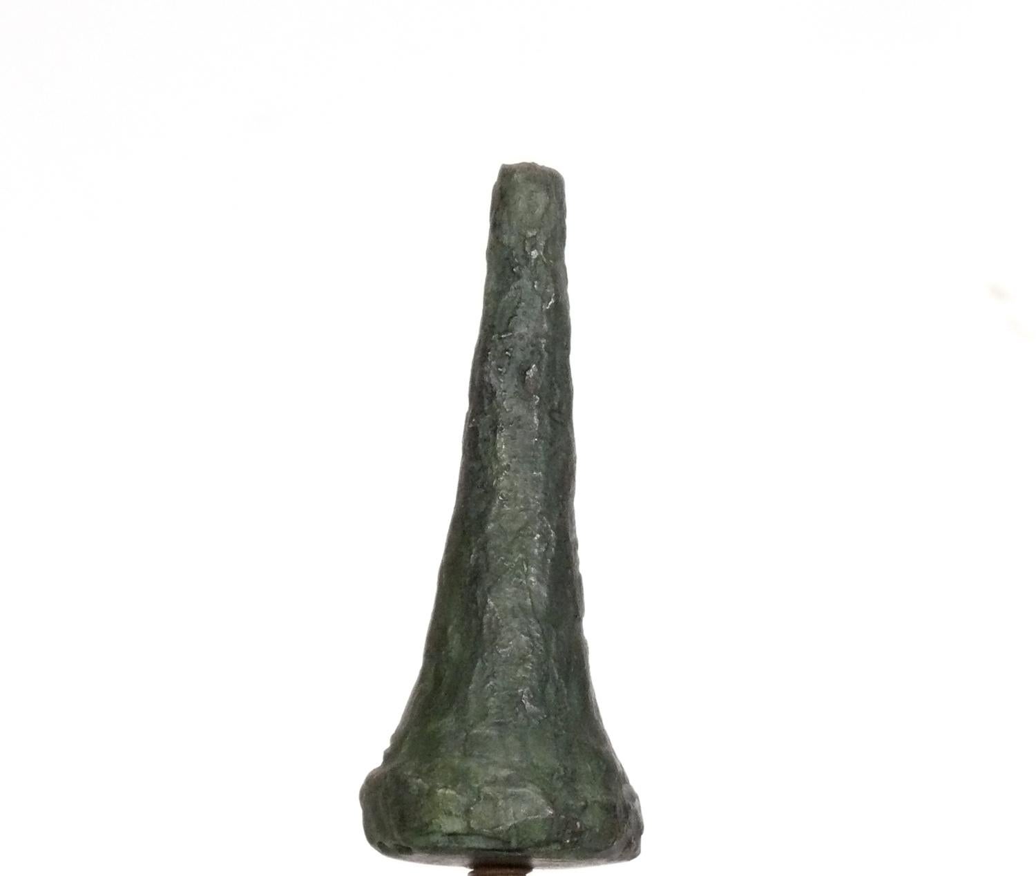 French Sculptural Giacometti Style Bronze Floor Lamp For Sale