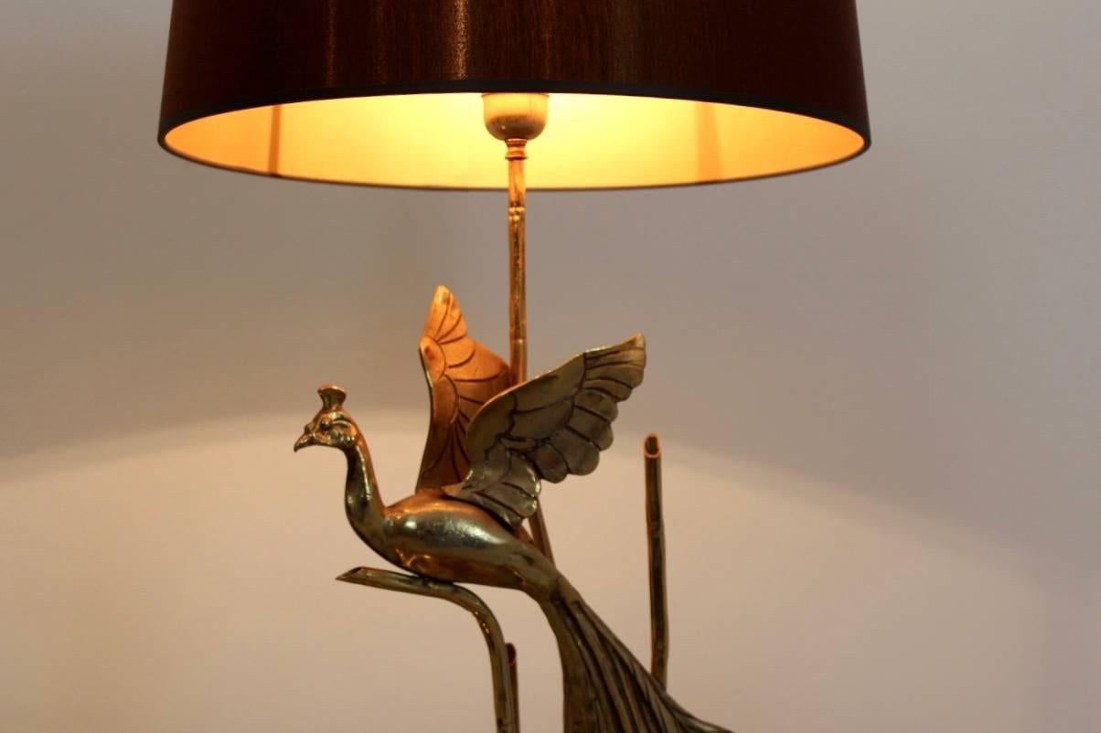 peacock standing lamp