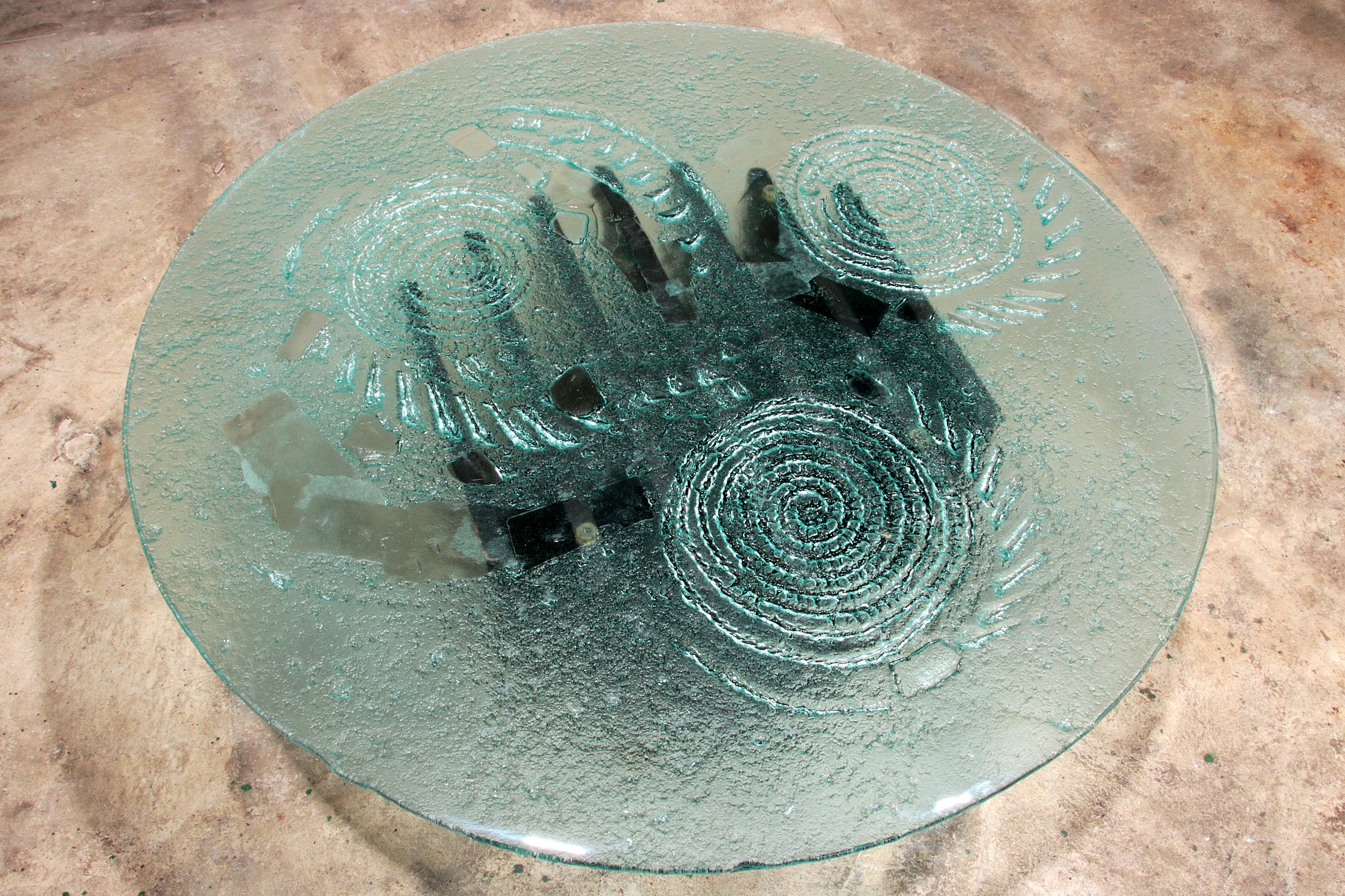 Allemand Table basse sculpturale de Heinz Lilienthal, Allemagne, 1970 en vente