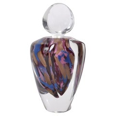 Sculptural Glass Perfume Bottle