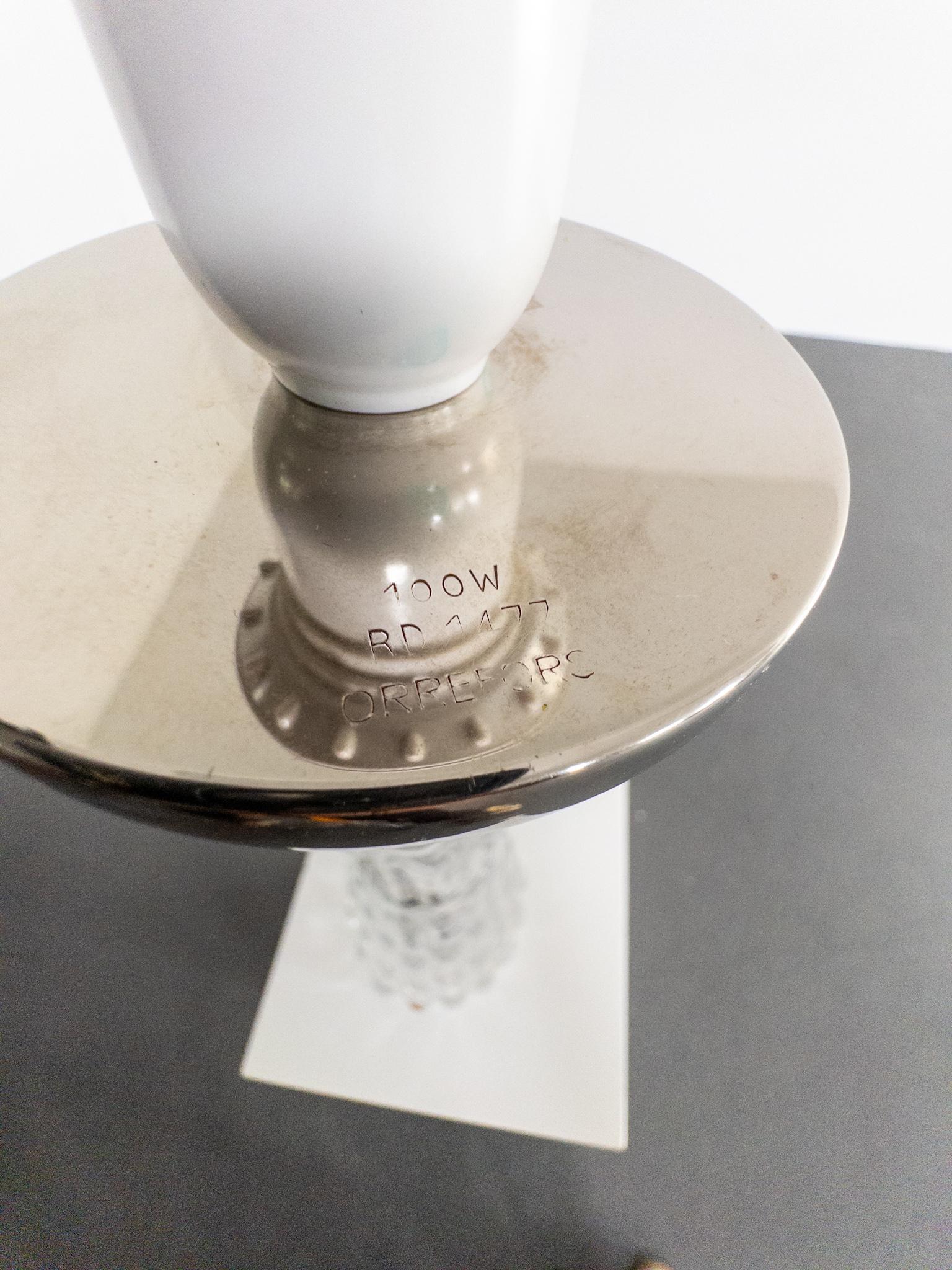Lampes de table sculpturales en verre de Carl Fagerlund pour Orrefors, Suède, années 1960 Bon état - En vente à Staffanstorp, SE