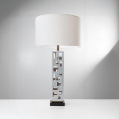 Sculptural Glazed Ceramic Table Lamp by Guido Gambone, Florence, Italy
